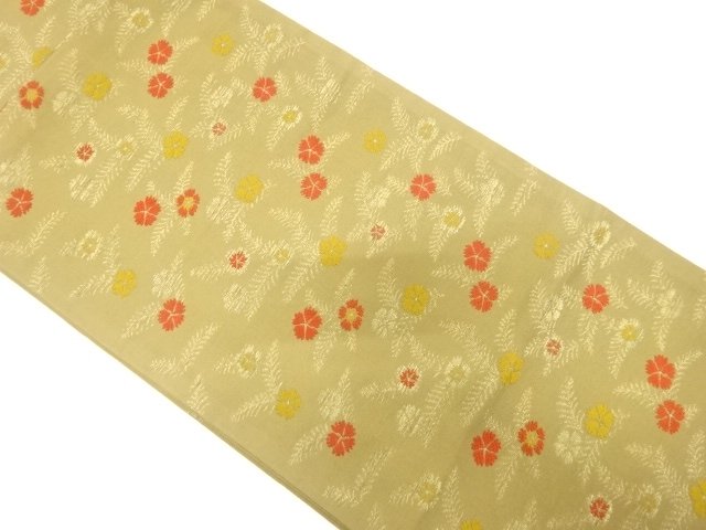 JAPANESE FUKURO OBI / WOVEN FLOWER